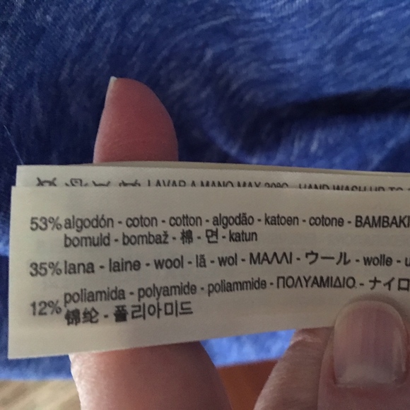 NWOT MASSIMO DUTTI Pullover Top / Shirt sz L - Picture 5 of 5